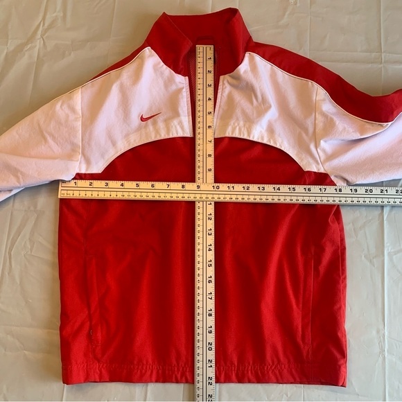 Nike jacket youth size MED red and white - Picture 13 of 13